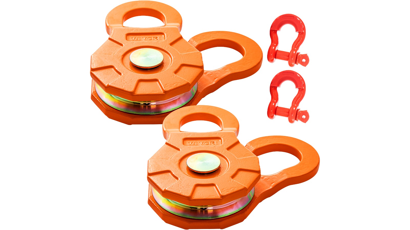 Vevor Pack of 2 Snatch Block Pulley Recovery Winch