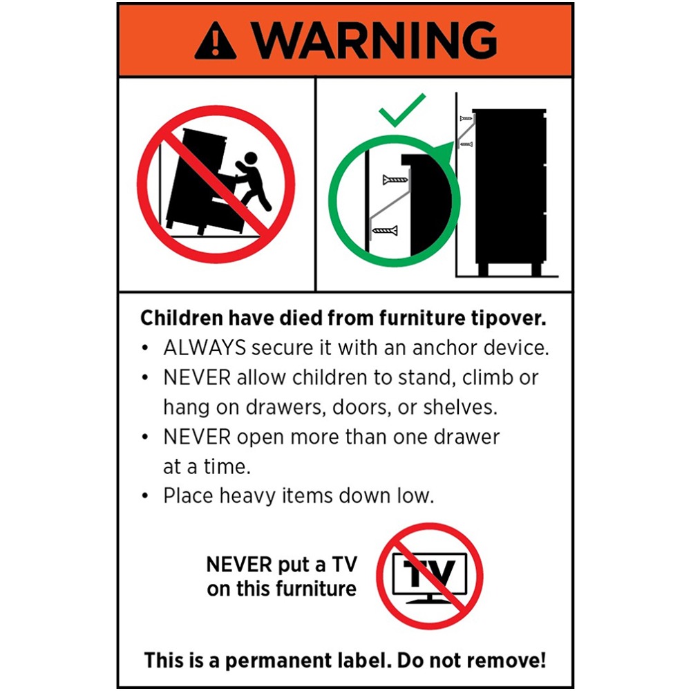 Toppling Warning