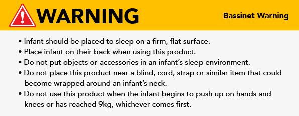 Bassinet Warning