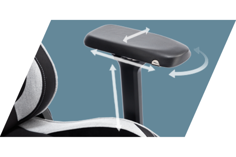  Adjustable and Magnetic Swappable Armrests 
