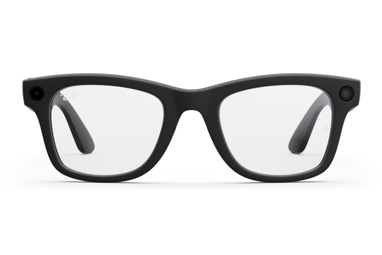 Ray-Ban Meta Wayfarer Gen 2 AI Glasses - Matte Black Frame with Clear ...
