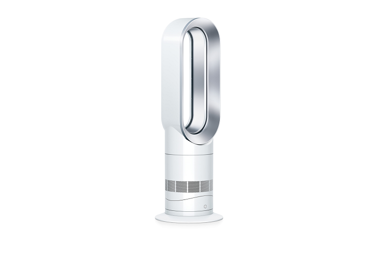 Dyson AM09 Hot+Cool Jet Focus Fan Heater - White/Silver | Harvey