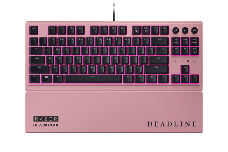 Razer Ornata V3 Tenkeyless ピンク Razer Ornata V3 Tenkeyless Blackpink Edition Gaming Keyboard with