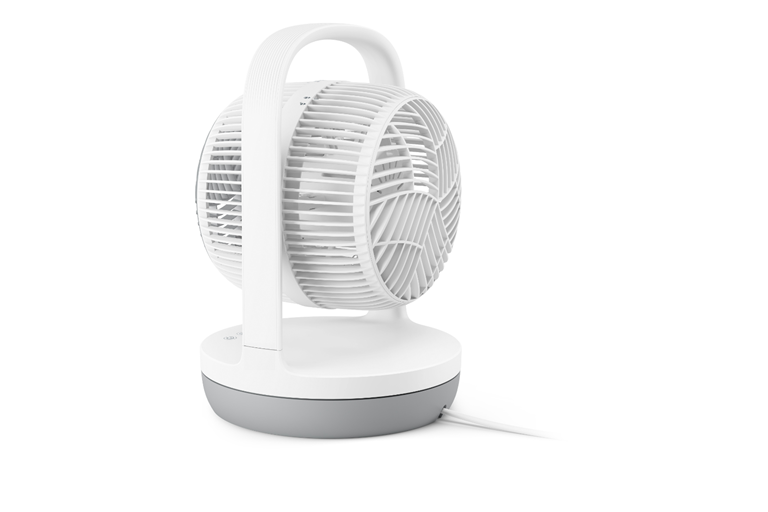  Ample airflow stream for whole-room air circulation 