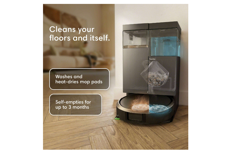  Cleans your floors and itself. 