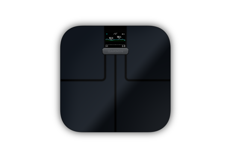 Garmin Index S2 Smart Scale - Black | Harvey Norman