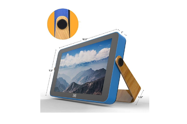 Kodak RWF-108 V Cornice Digitale Wi-Fi 10” – Touch IPS 1280x800, Batteria 4000mAh, 32GB, WiFi 6, Riproduce Video E Musica (Rosa)