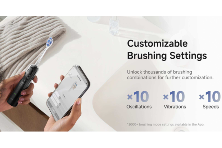  Customisable Brushing Experience 