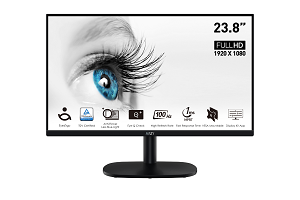 MSI Pro 23.8inch MP245V 100HZ Monitor - Black | Harvey Norman MSI Pro 23.8inch MP245V 100HZ Monitor - Black | Harvey Norman
