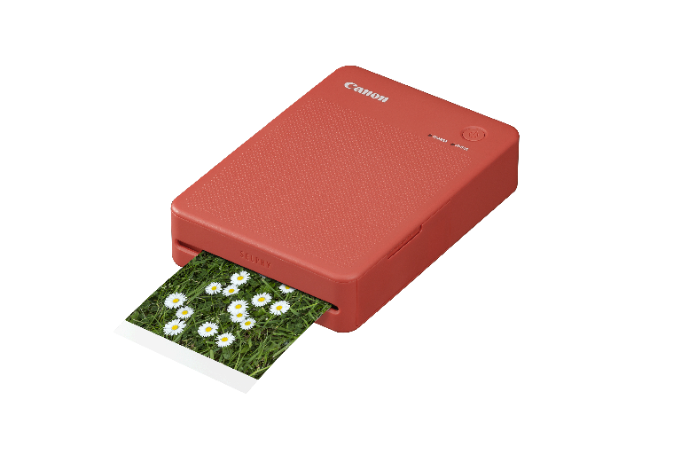 Canon Selphy Square QX20 Compact Photo Printer - Red | Harvey Norman