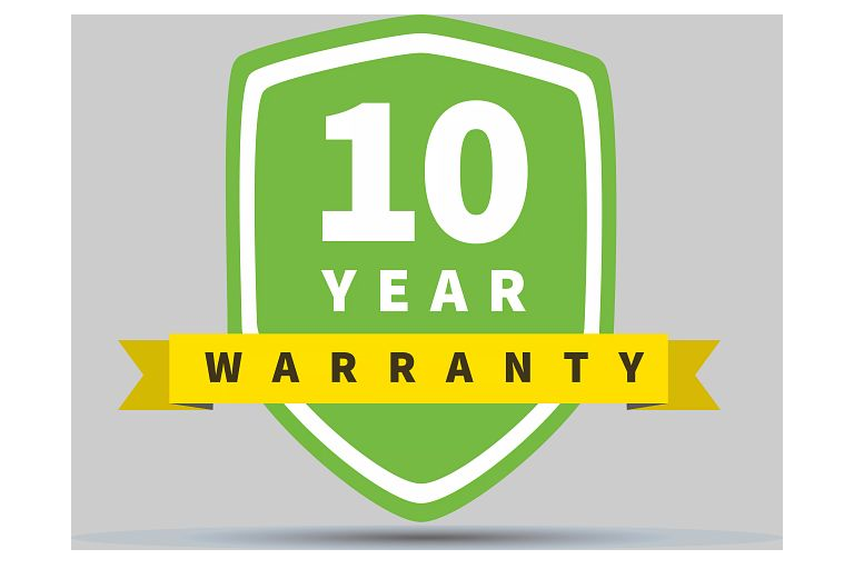  10-year Warranty 