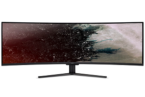 Acer 49-inch EI1 Series DFHD Curved Gaming Monitor | Harvey Norman