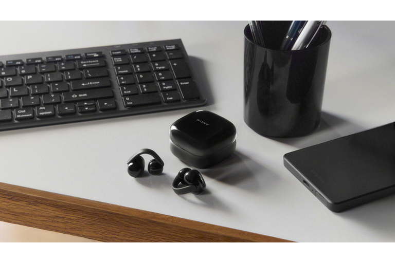 Sony WF-LC900 LinkBuds Clip Truly Wireless Open-Ear Earbuds