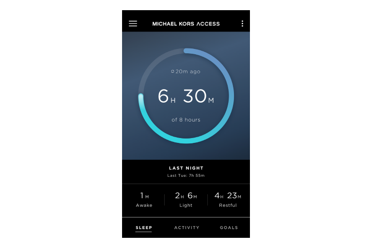 michael kors thompson activity tracker