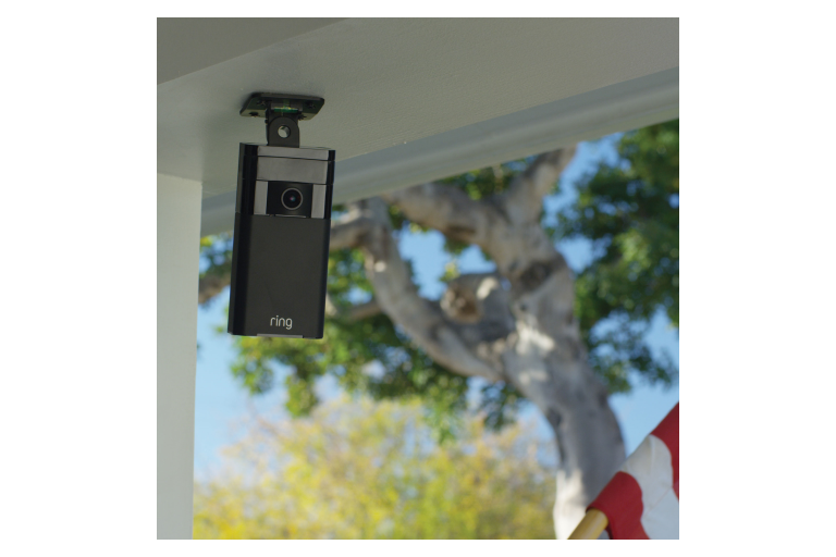installed in exterior ceiling