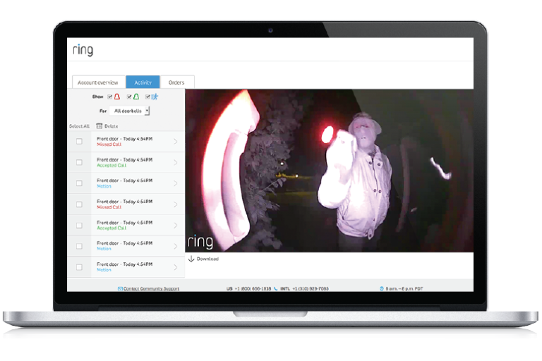 web interface demo