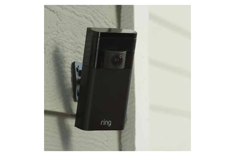installed on exterior wall